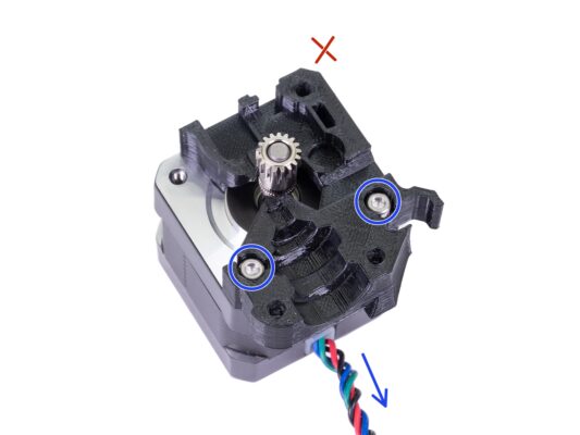 Extruder-motor-plate assembly