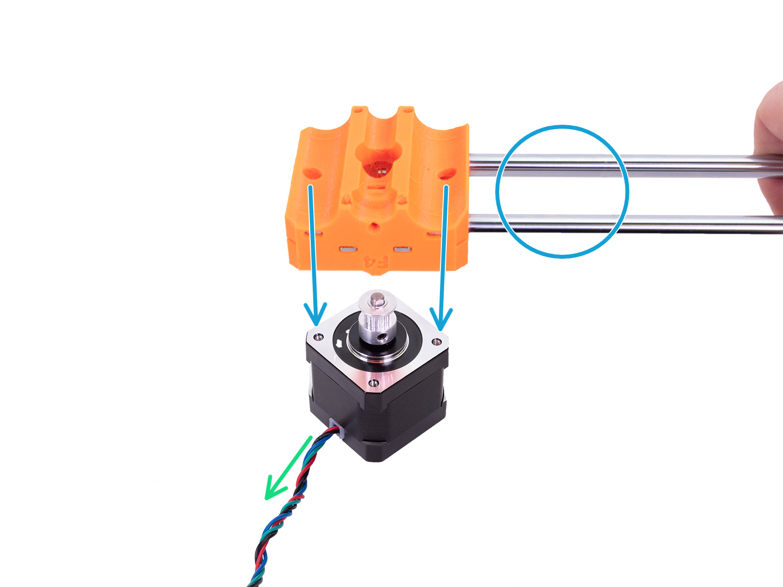 Monoprice MP Select Plus Idle Pulley X Axis 133759