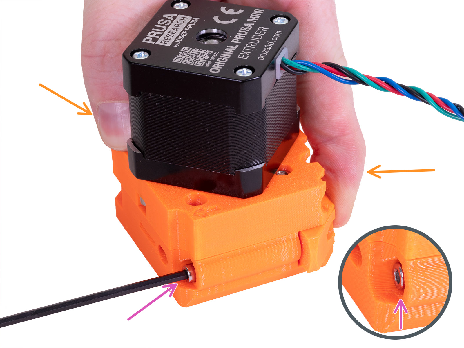 Mounting the MINI-Extruder-idler