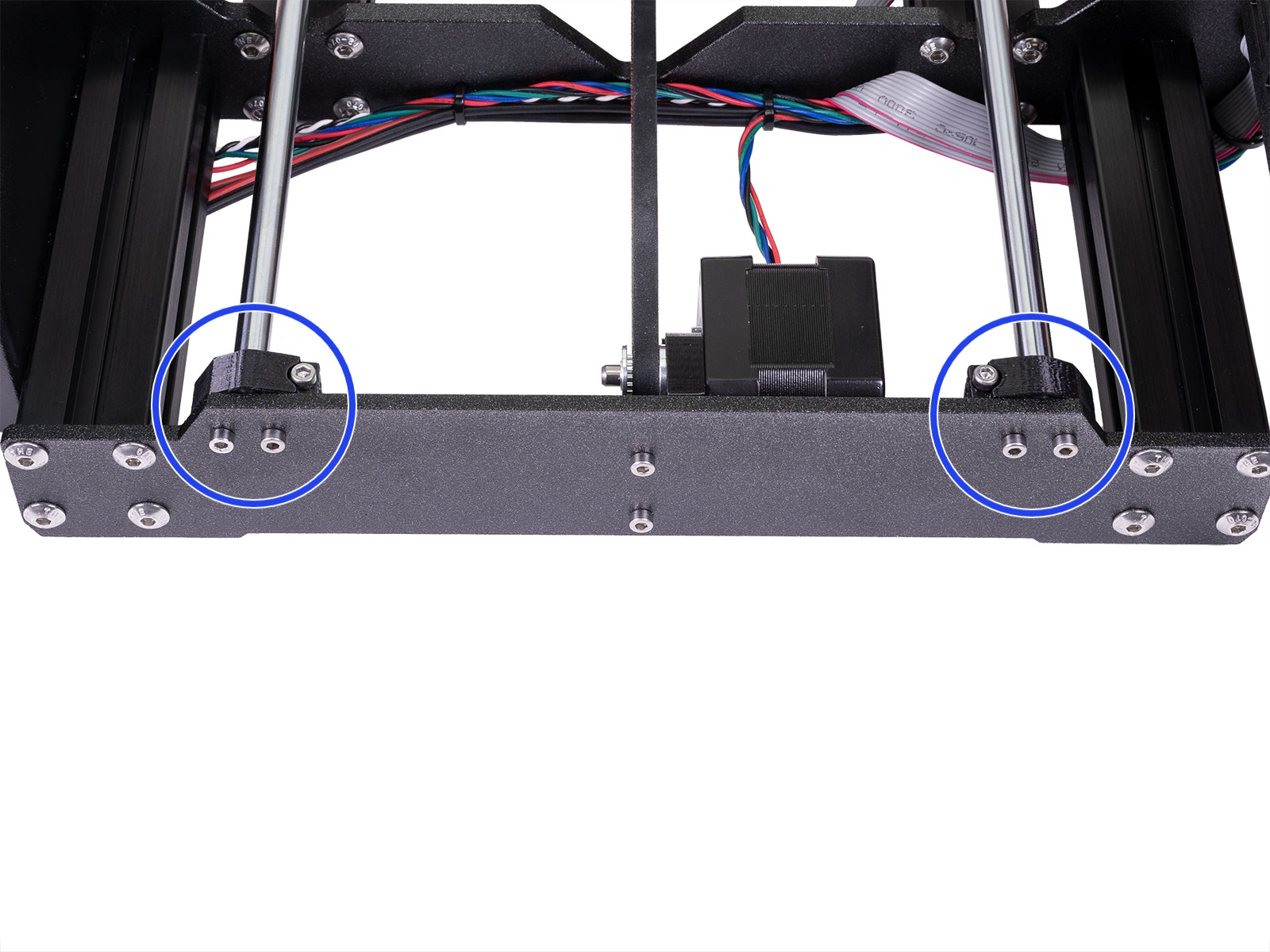 Installazione nuovi supporti Y-rod-holders (lato posteriore)