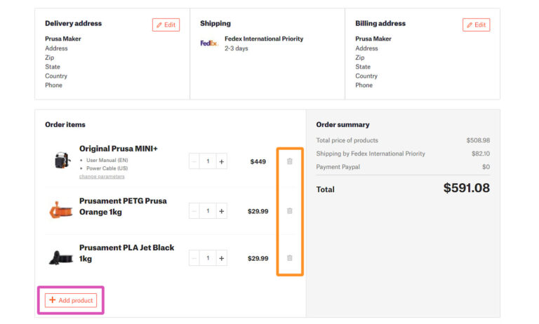 Refunds & returns | Prusa Knowledge Base