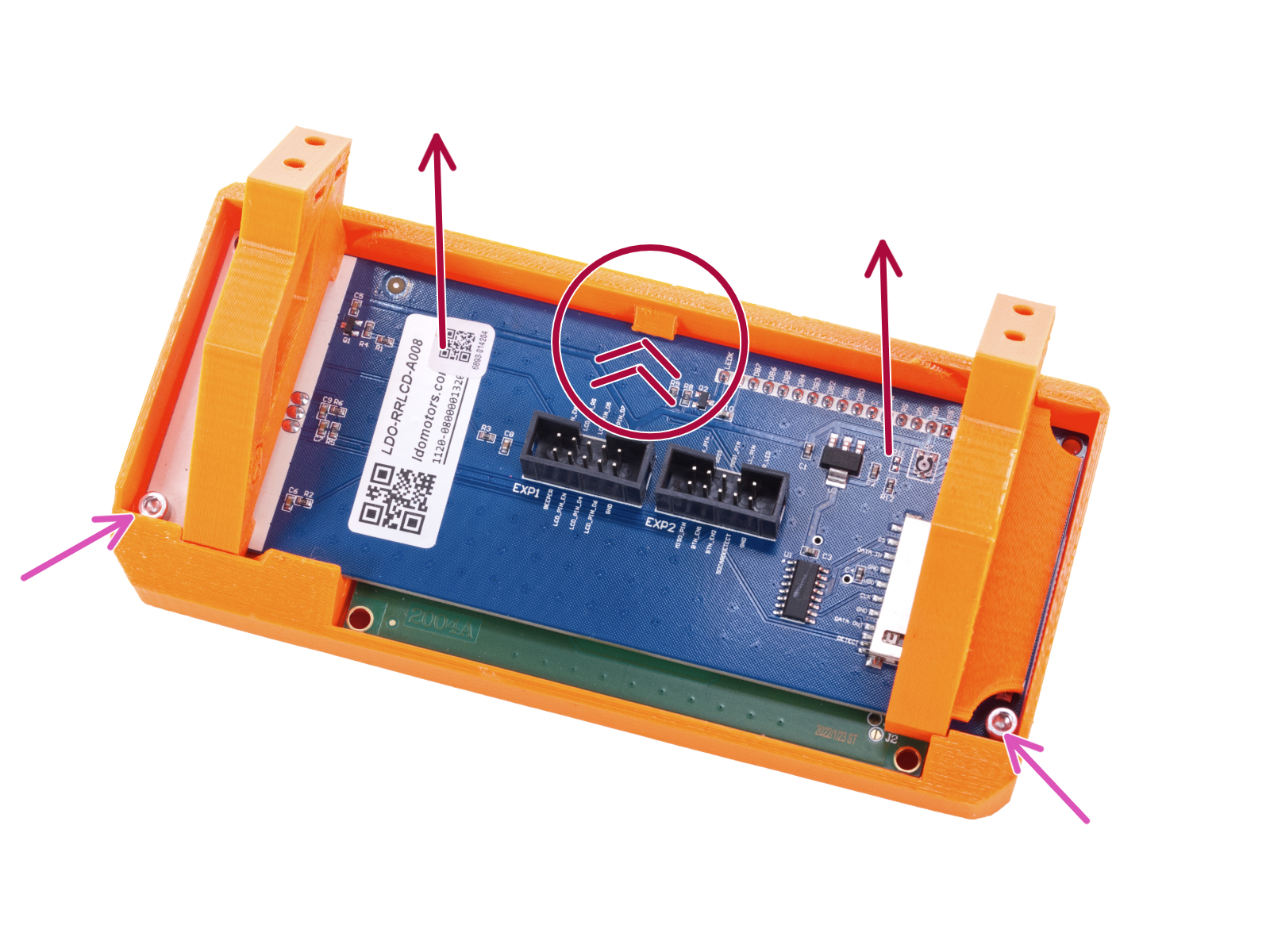 Démontage de l'écran LCD