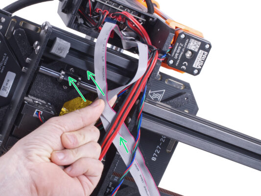 Retirando los cables del LCD
