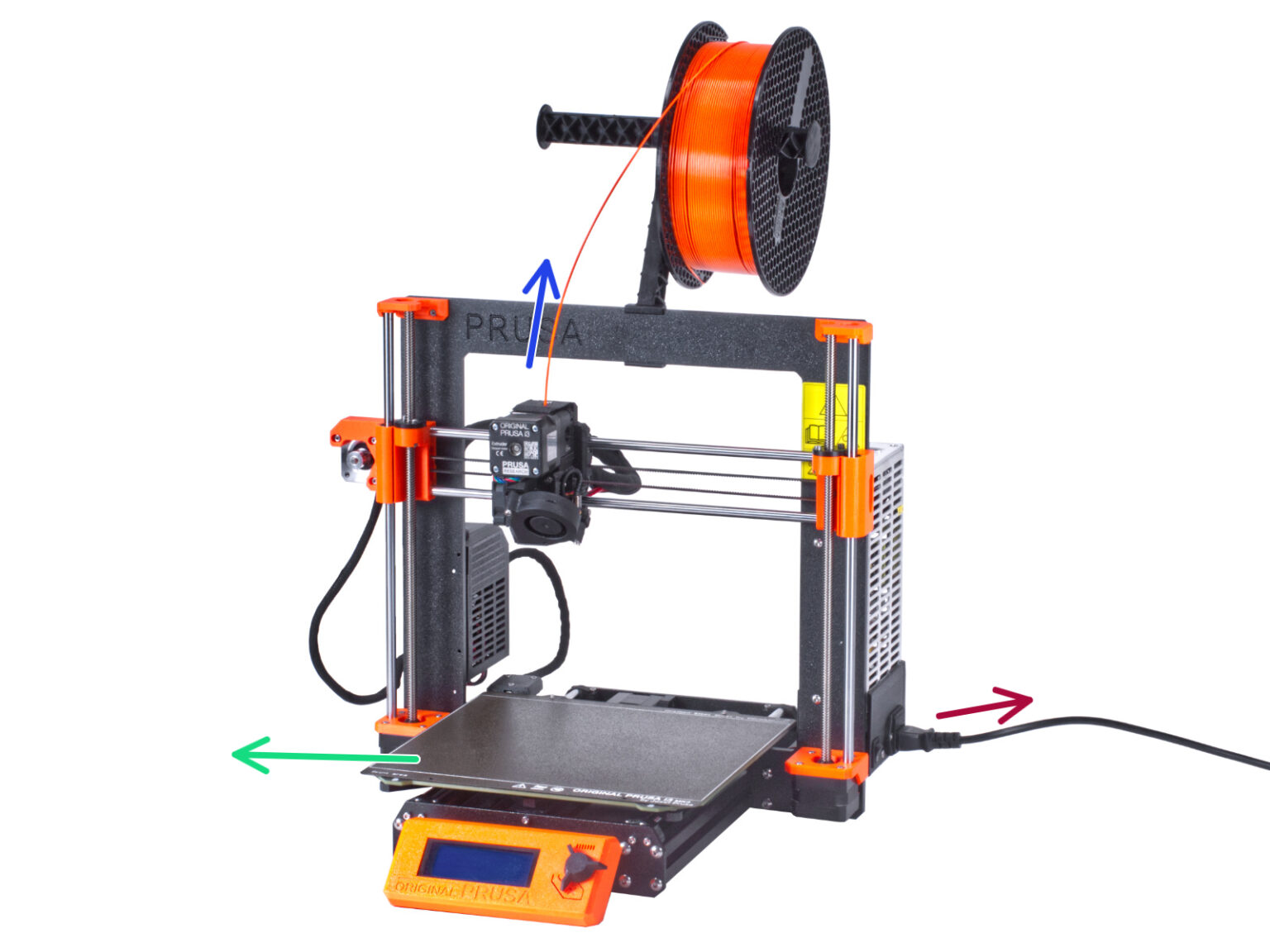 2B. Preparing the printer (MK3S+ Silver PSU) | Prusa Knowledge Base