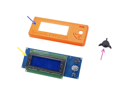Préparation de l'écran LCD : préparation des pièces