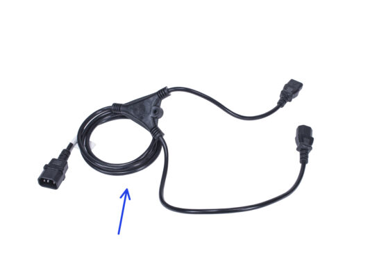 Conectando el cable de alimentación: preparación de las piezas