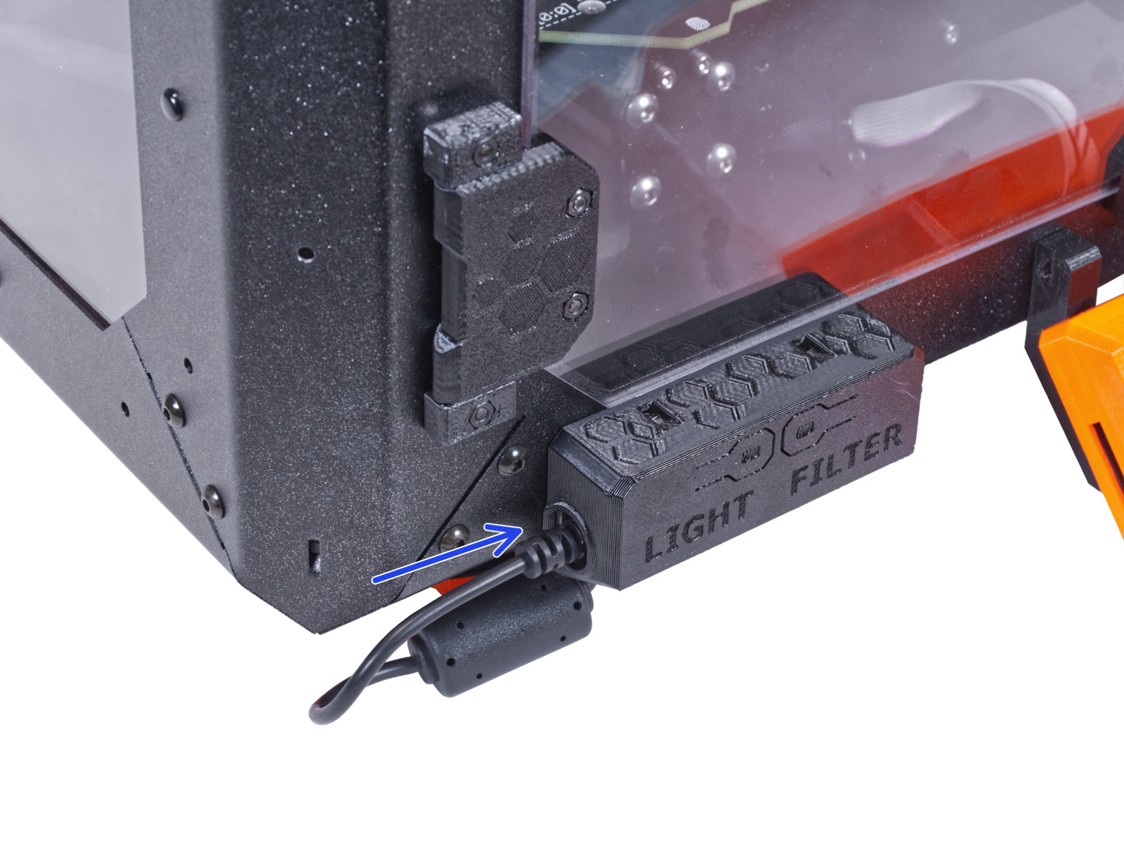 Connecting the external PSU