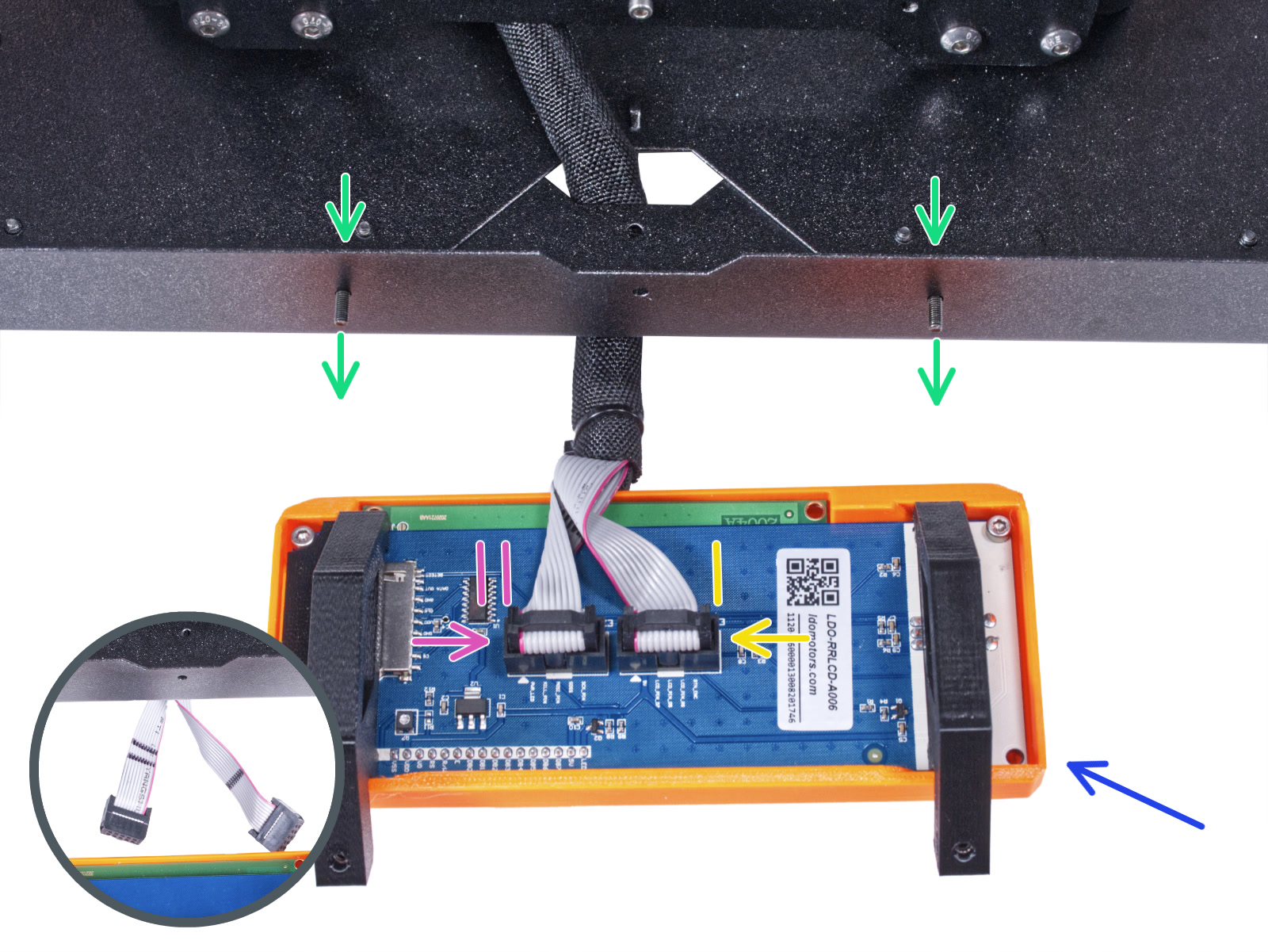 Montando el LCD