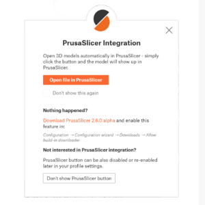 PrusaSlicer - integración con Printables.com