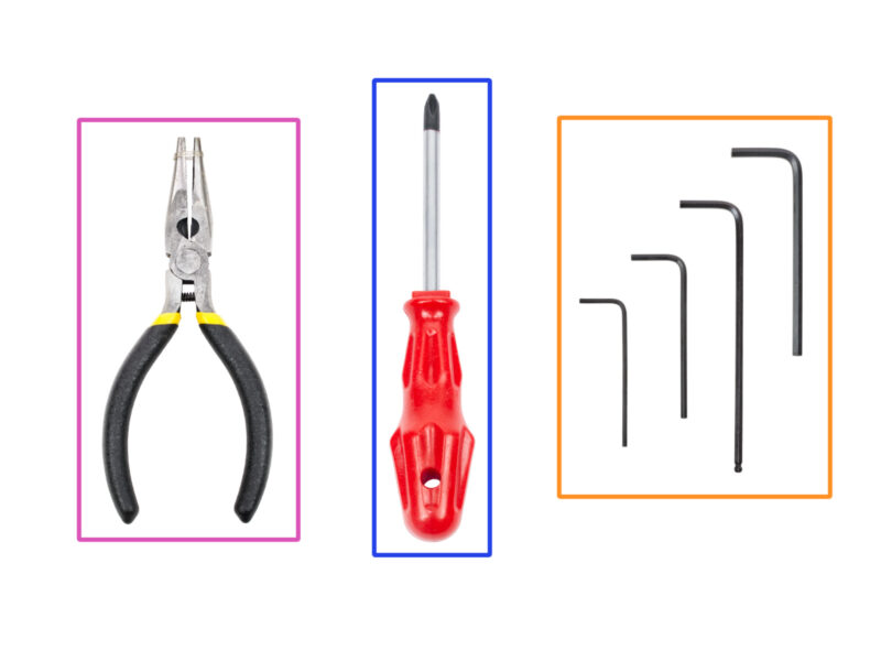 All the required tools are included