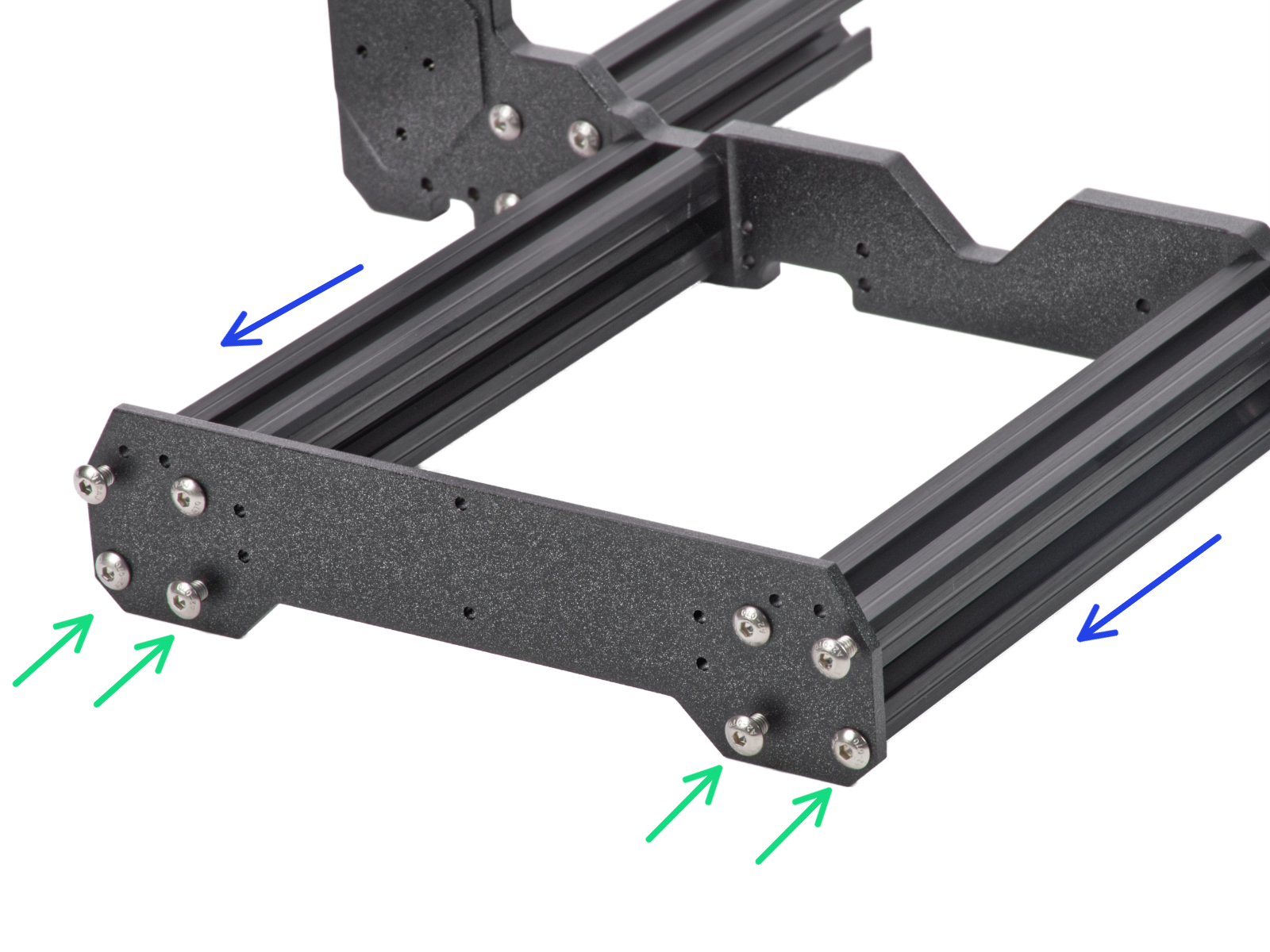 Y-axis: front plate assembly