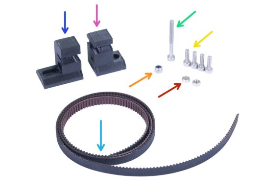 Y-axis: Assembling the belt