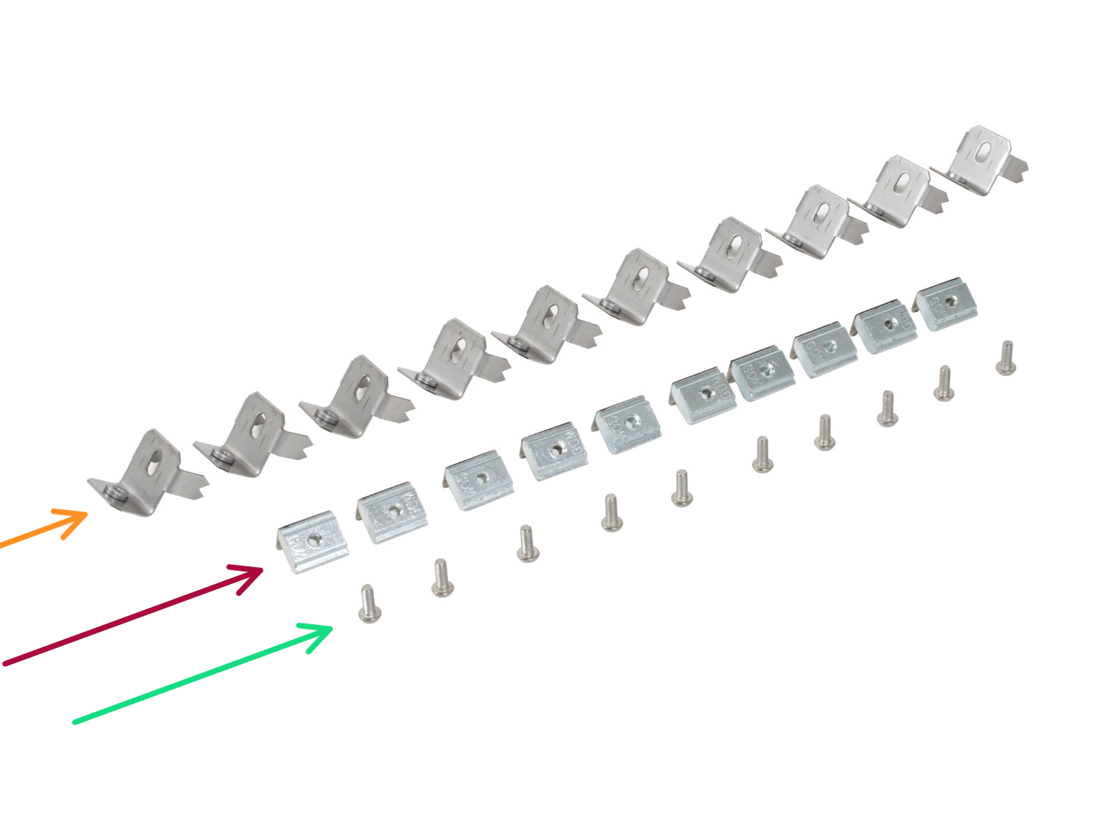 Earthing-connectors: parts preparation