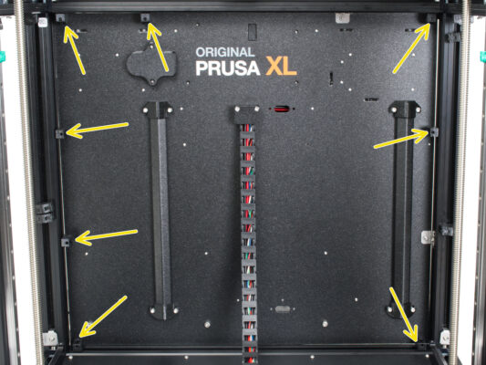Instalando el panel trasero XL