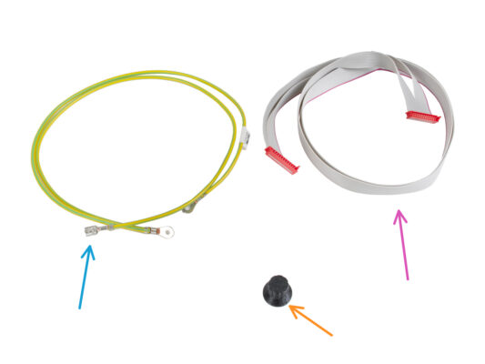 Cables xLCD (versión B): preparación de las piezas