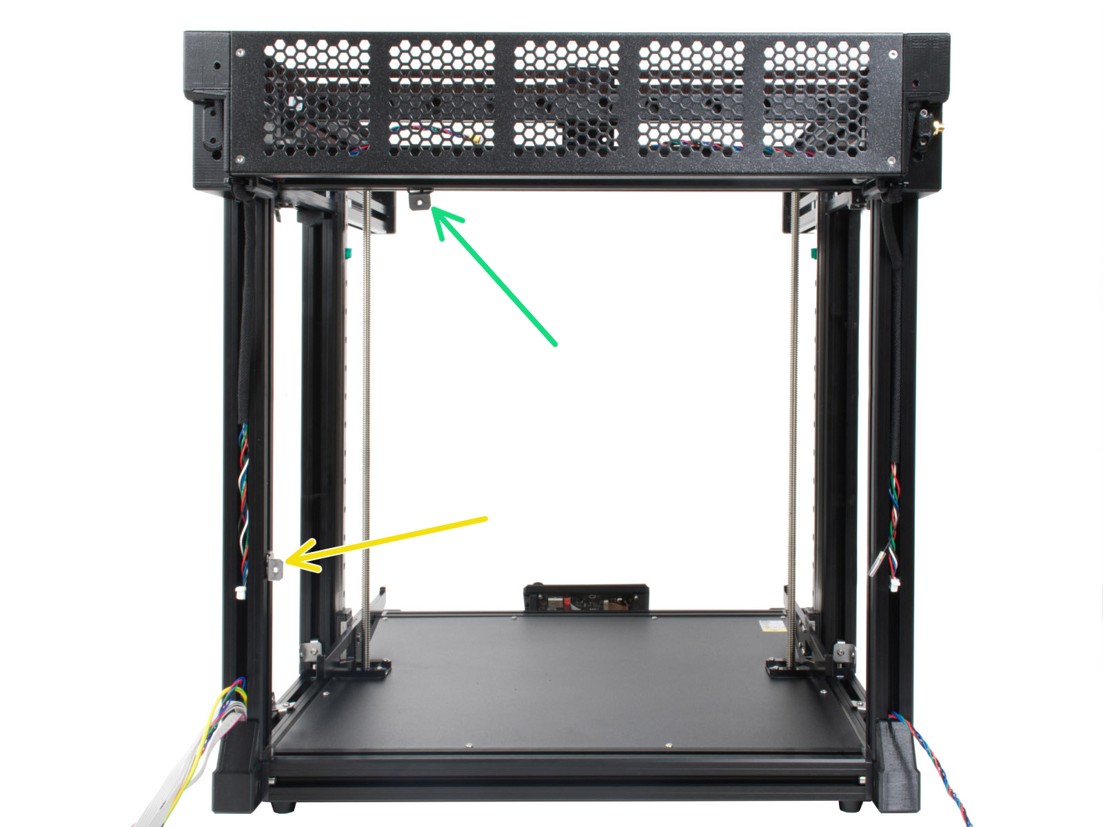 Grounding the rear side