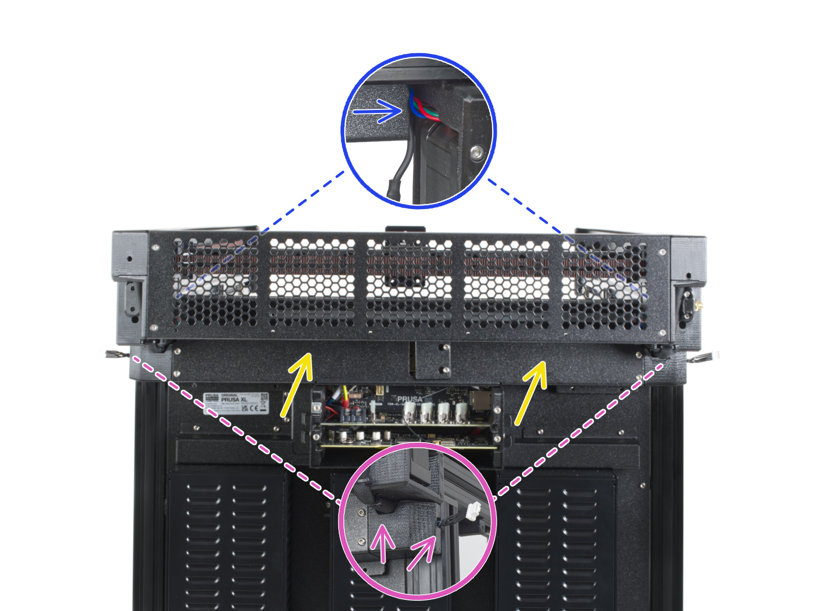 Hintere Elektronikabdeckung