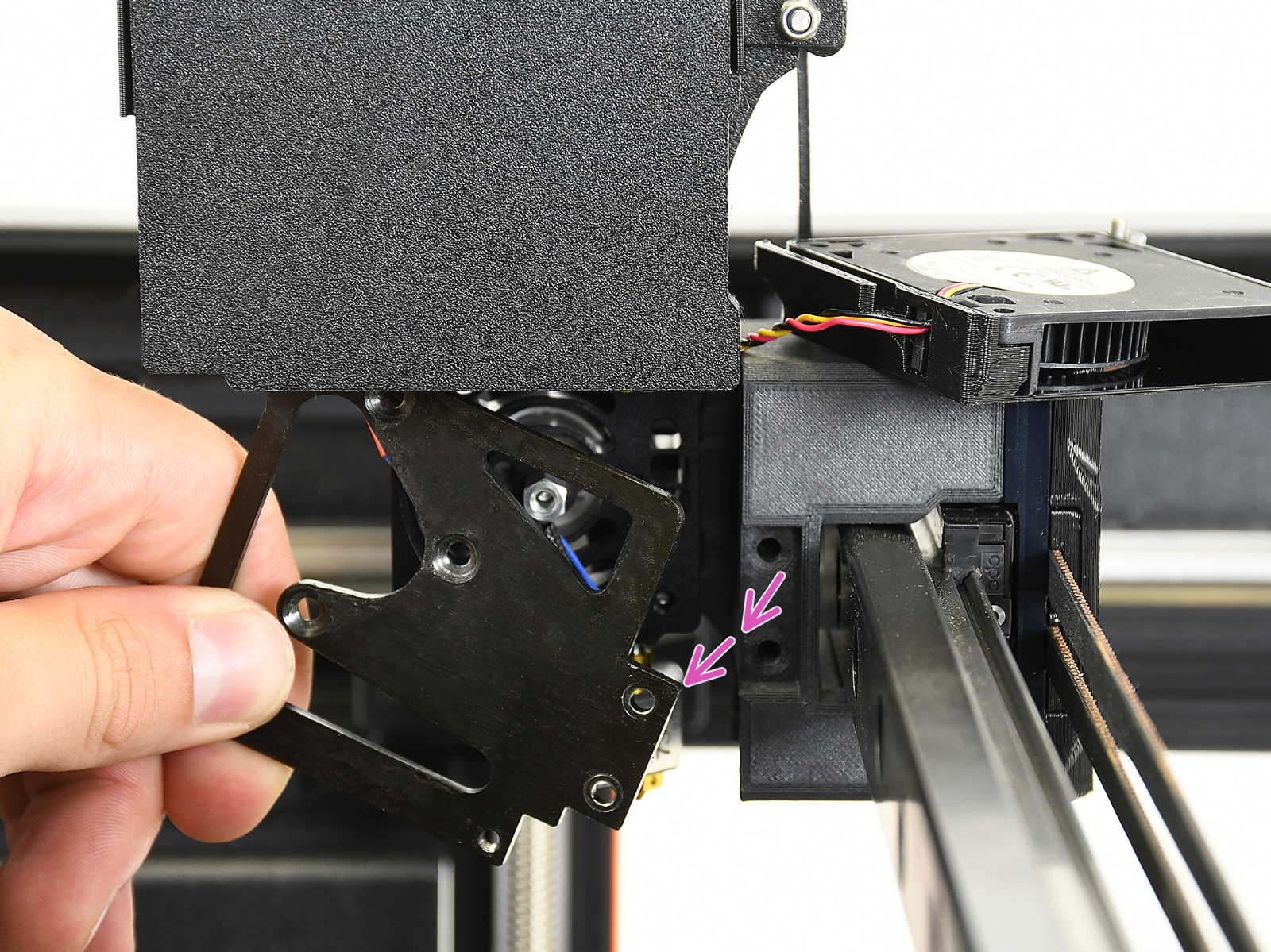 Removing the print fan