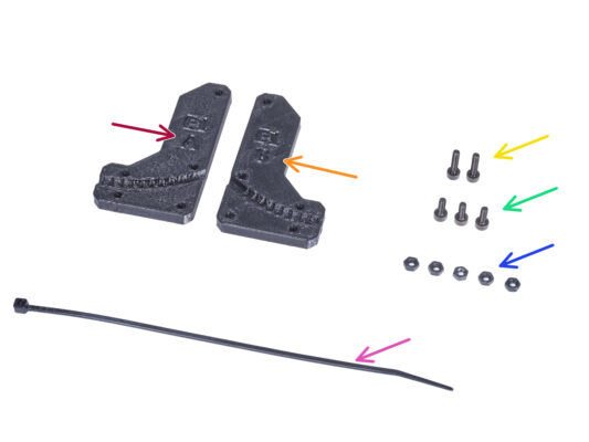 Assembling the filament guide: parts preparation