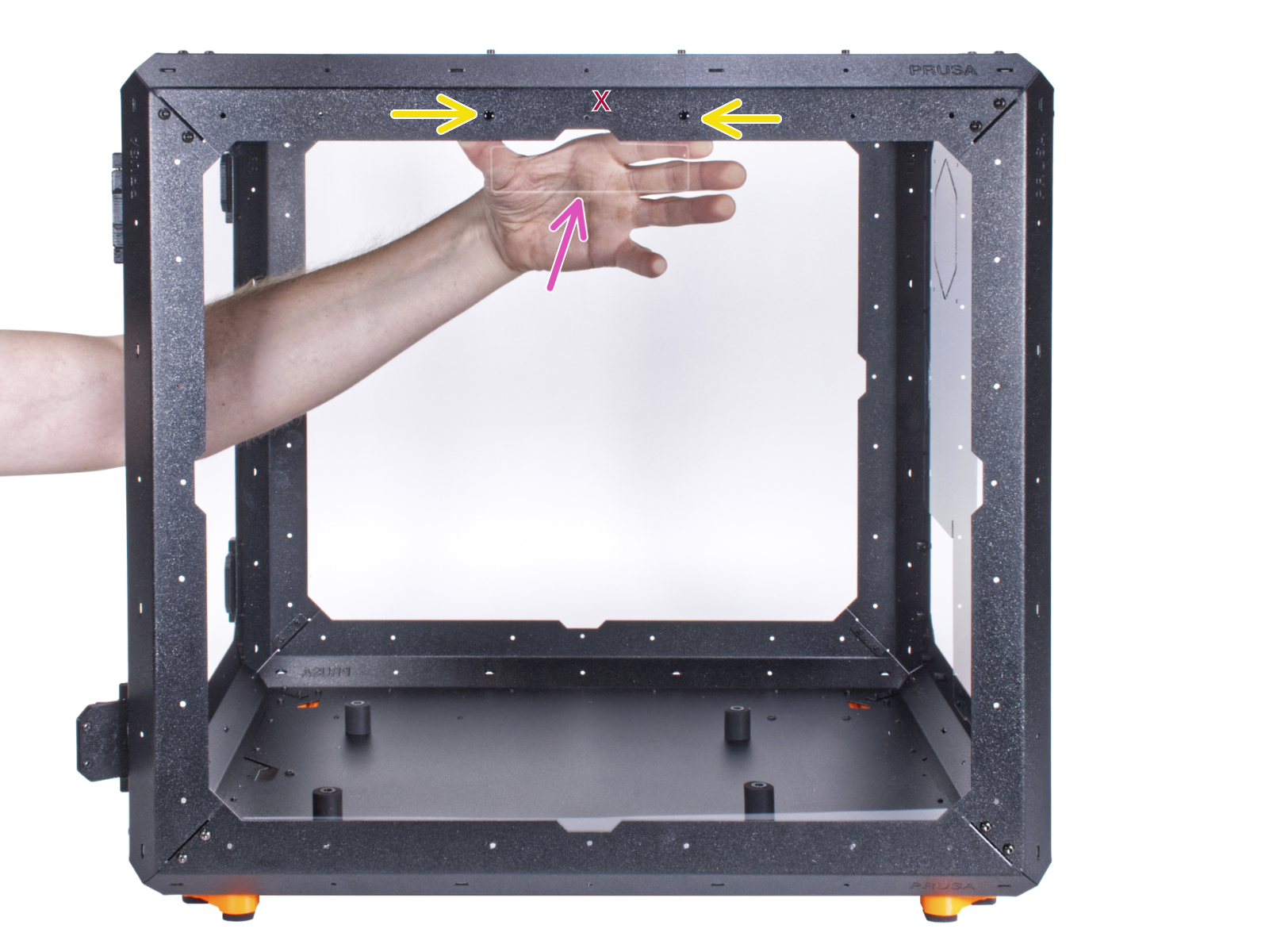 Montaje del panel lateral (derecho):