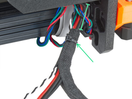 Covering the PSU cables