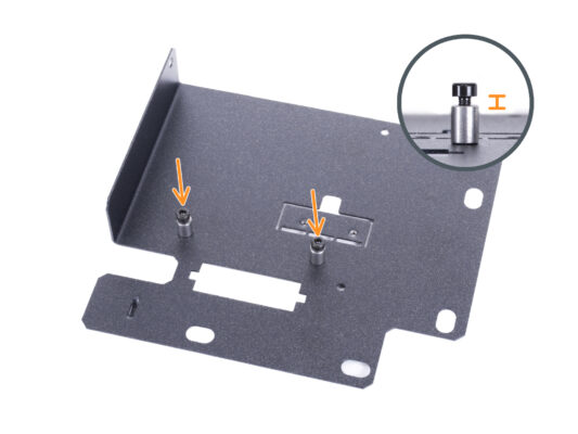 Assemblage du support de l'alimentation