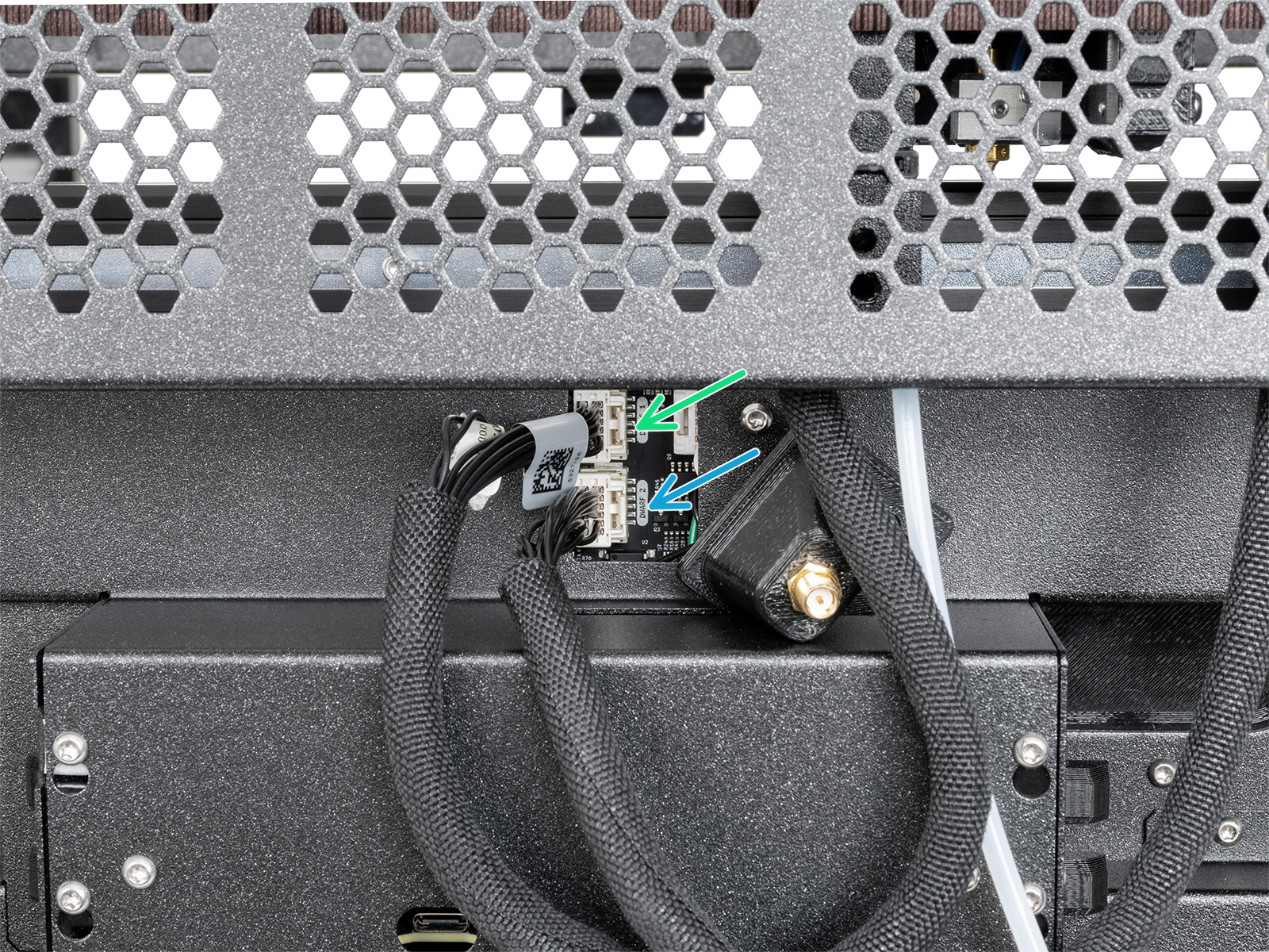 Disconnecting the Nextruder cable