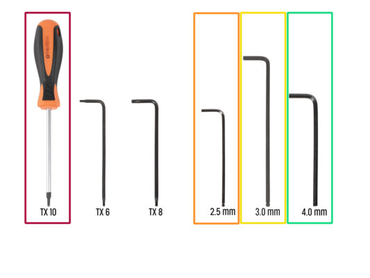 Outils nécessaires pour ce manuel