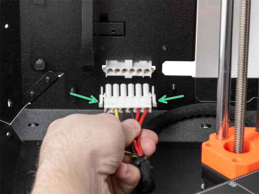 Connecting the quick release cable