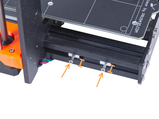 Mounting the printer frame support