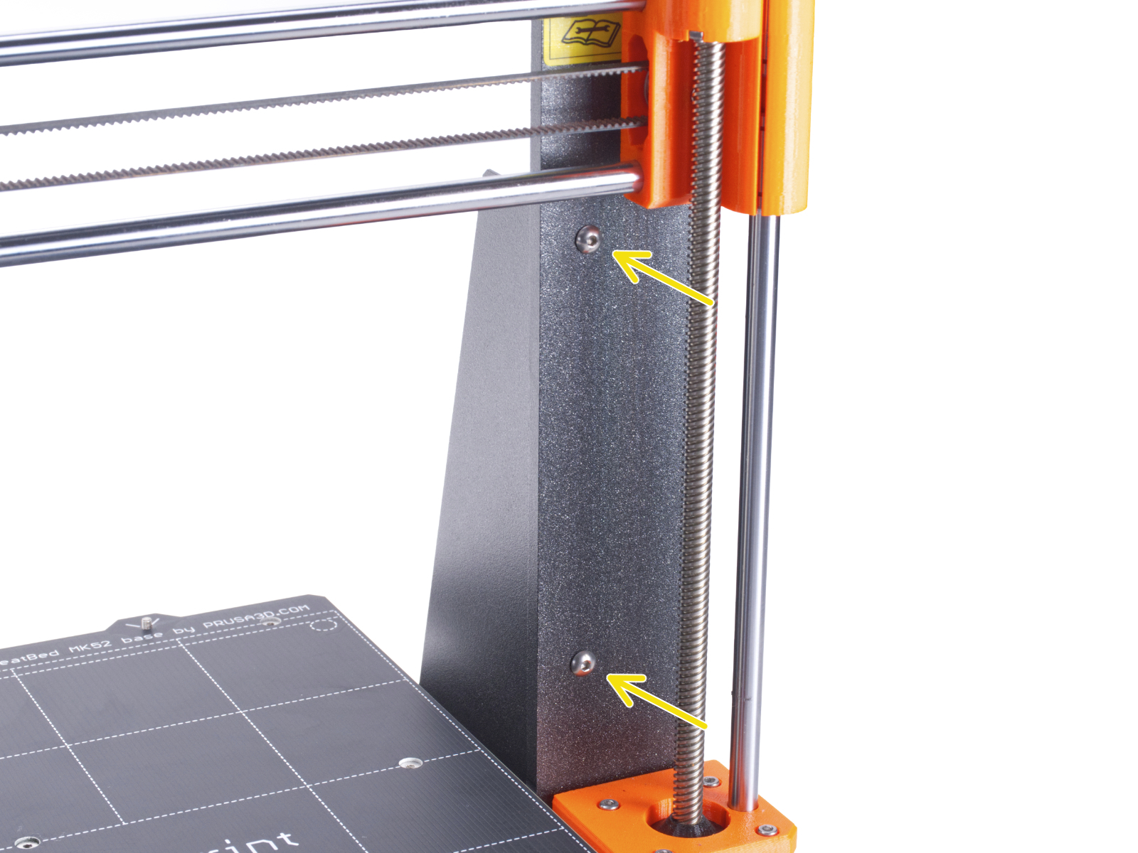 Mounting the printer frame support