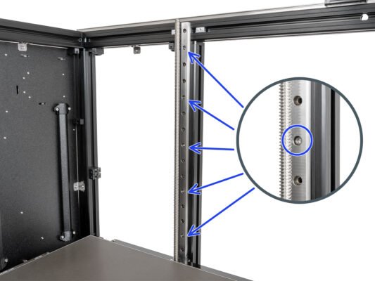 Z-Axis bearing releasing