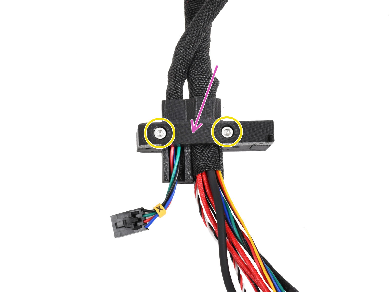 Assemblaggio del supporto Ext-cable-holder