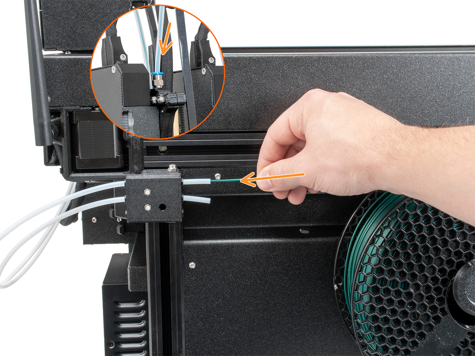 Assistant : Recalibrer les capteurs de filament