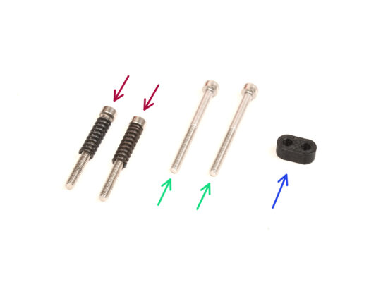 Tension screws parts preparation