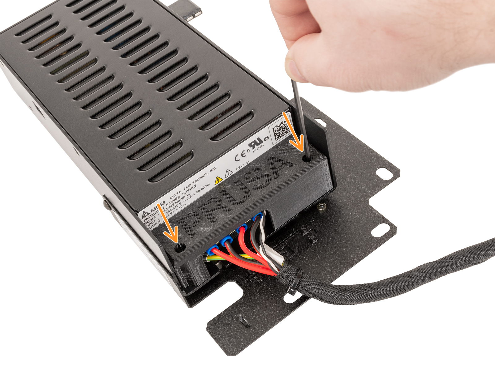 4B. Installing the printer (MK3.5 Black PSU) | Prusa Knowledge Base