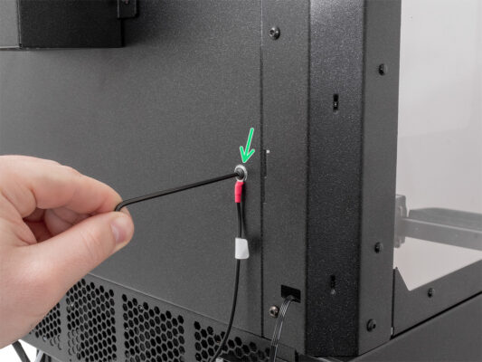 PE cable securing