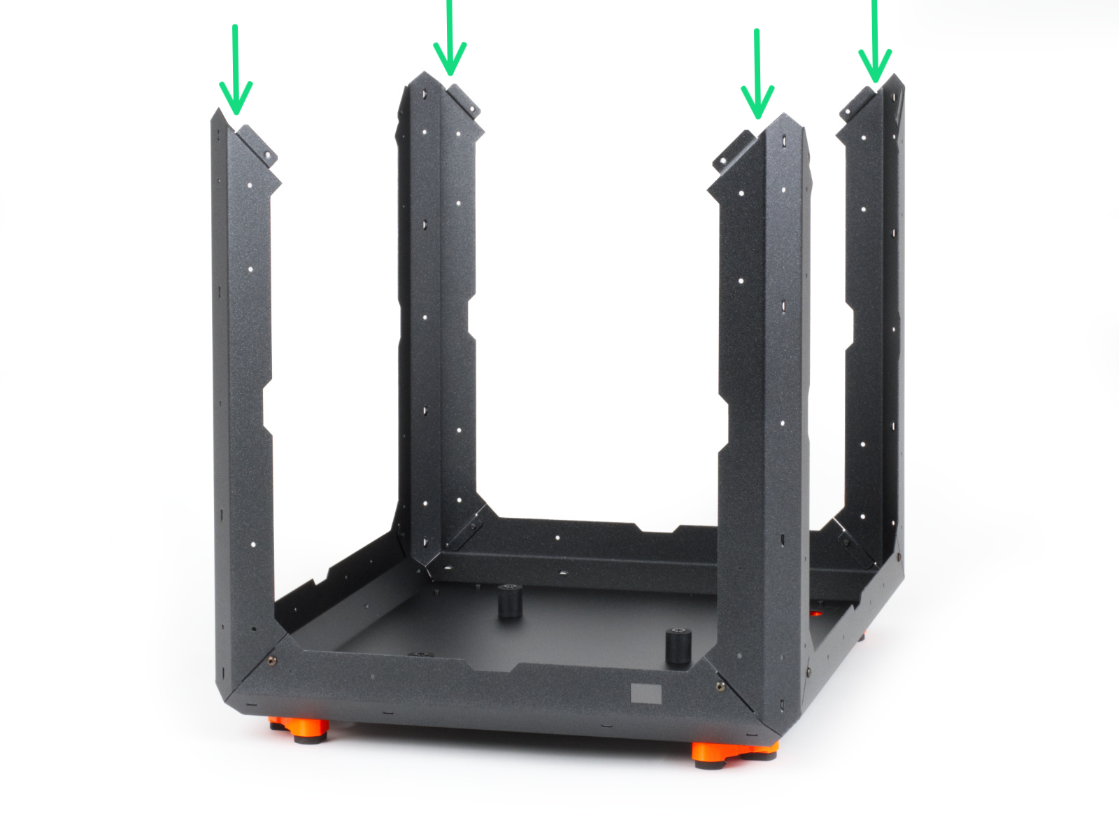 Installation des profilés