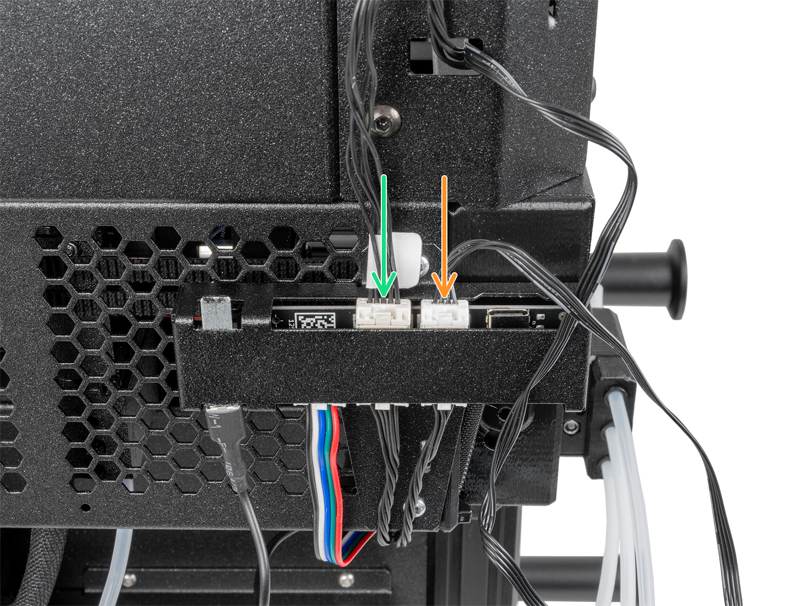 Enclosure cables connecting