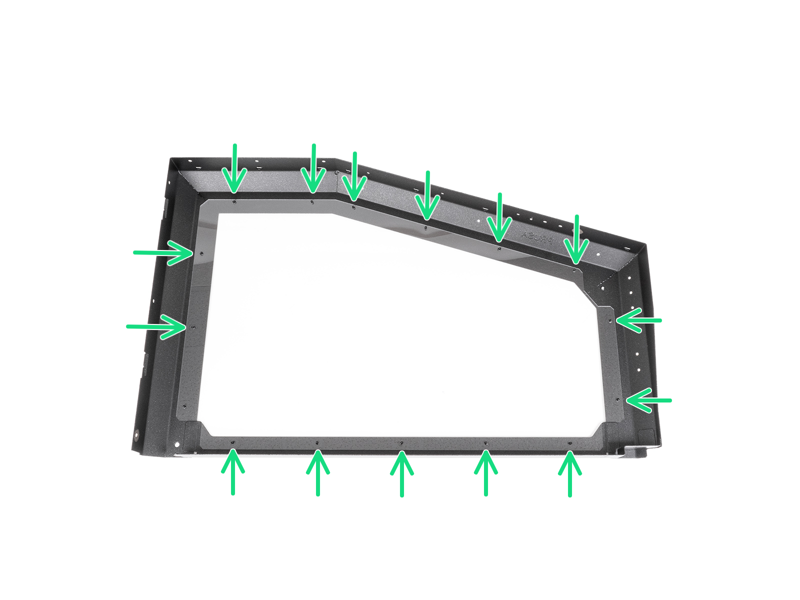 Right panel securing