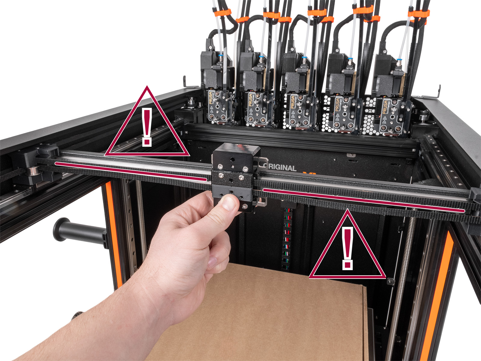 Remplacement du belt-clamp inférieur