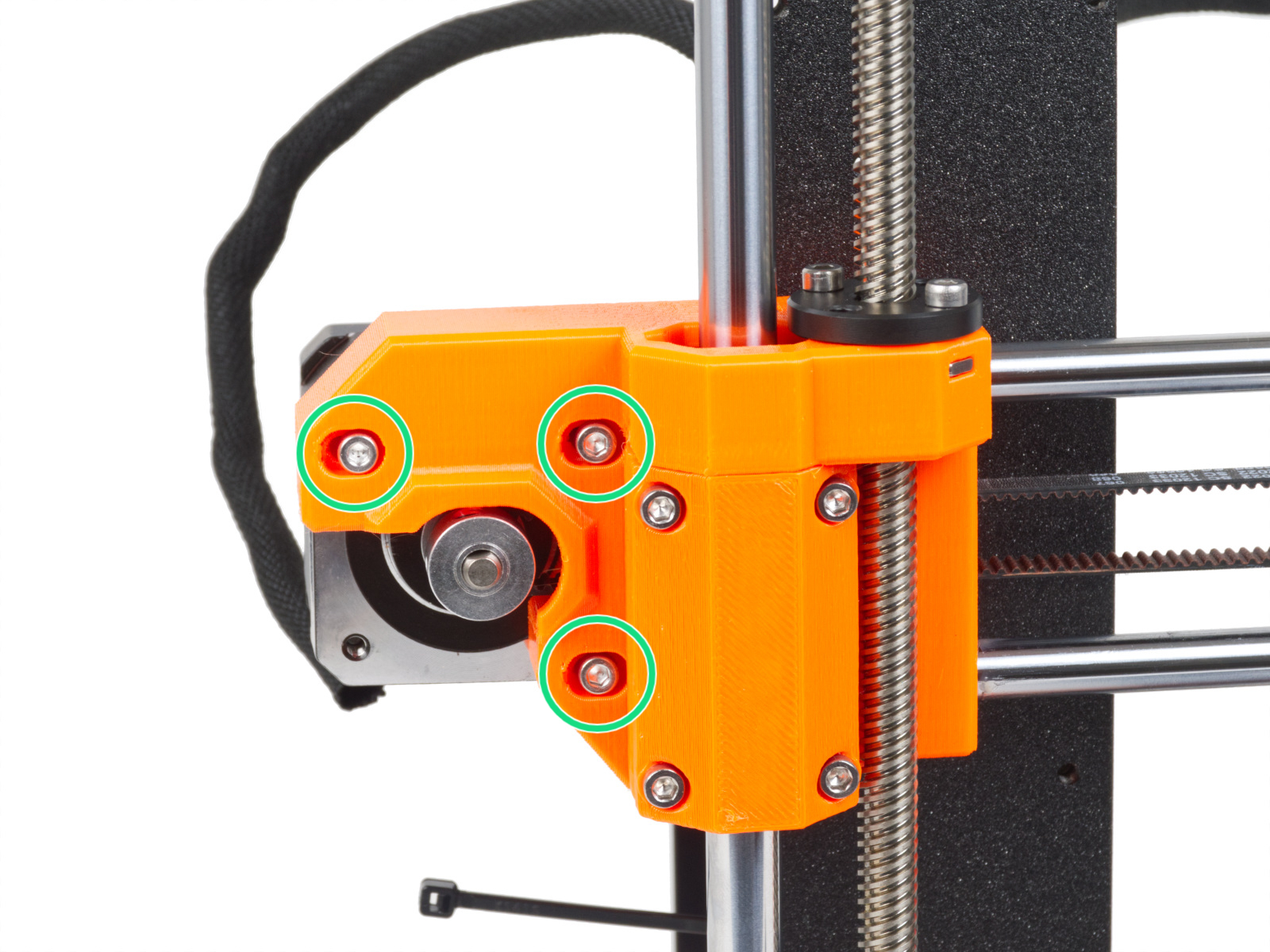 Tensioning the X-axis belt