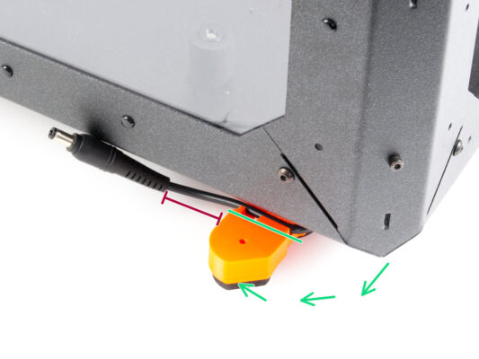 Retrait du pied avant (module complémentaire)