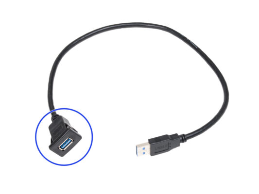 Cable USB: preparación de las piezas