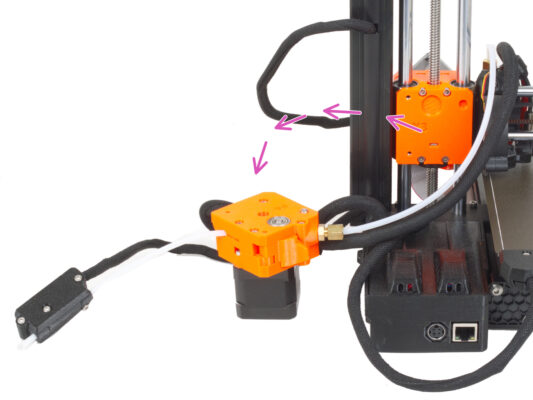 Removing the input PTFE tube (optional)