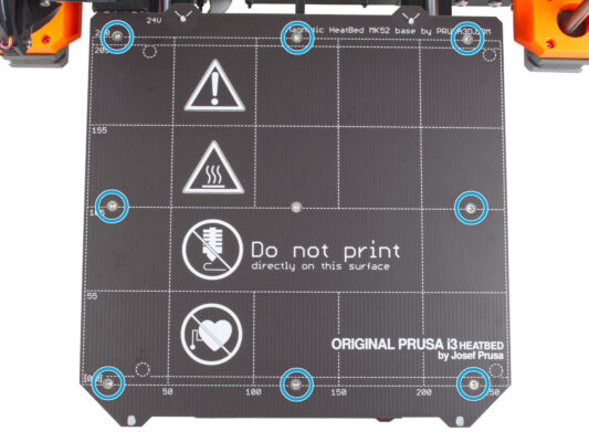 Attaching the heatbed
