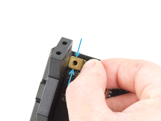 Installing the Faston connector