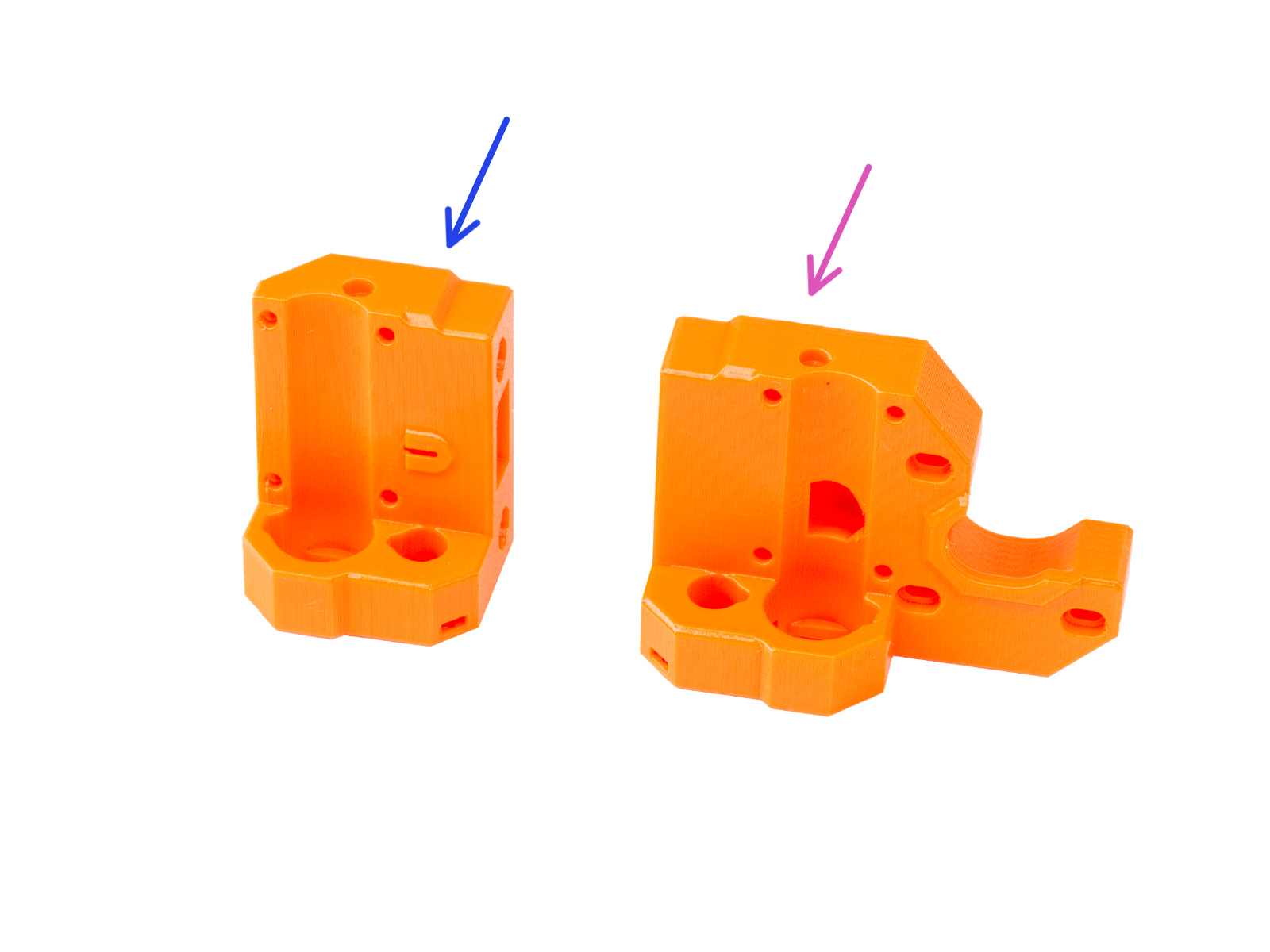 X-axis assembly: parts preparation