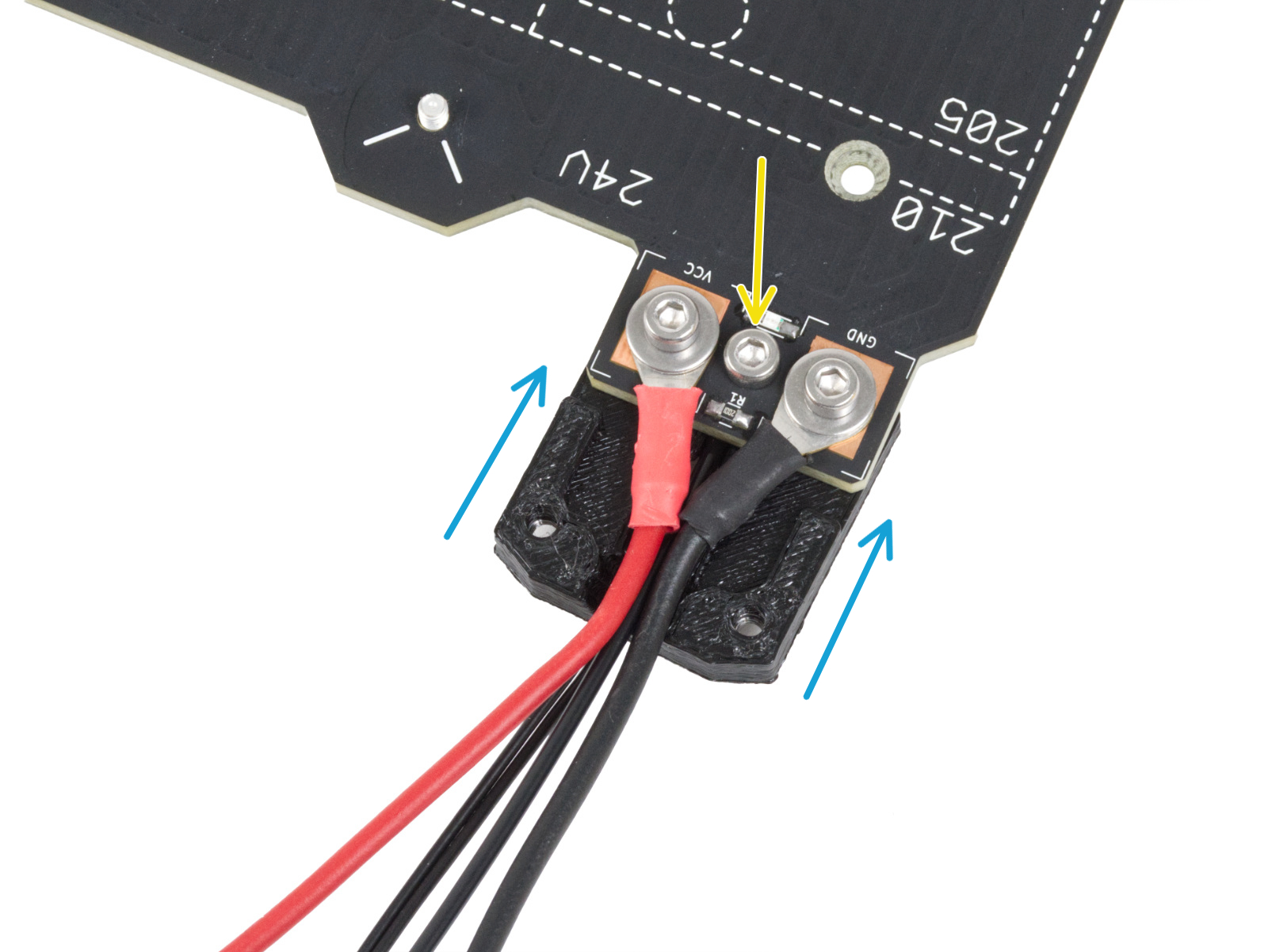 Montaje del heatbed-cable-cover-bottom