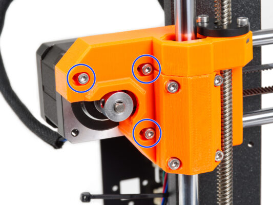 Tensioning the X-axis belt